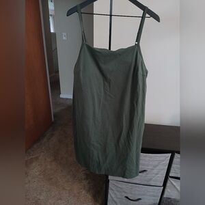 Olive Green/ Greenish Athletic Dress